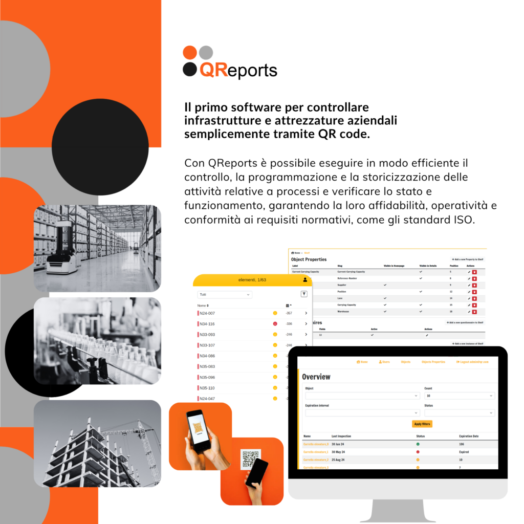 QReports, piattaforma SaaS per digitalizzare processi aziendali.